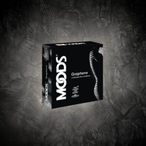 MOODS Graphene 3s Condoms are designed using the revolutionary Graphene technology, providing an unparalleled combination of strength, thinness, and sensitivity. These condoms are ultra-thin yet incredibly durable, ensuring maximum pleasure and protection during intimate moments. MOODS Graphene 3s offer a barely-there feeling, allowing you to experience a more natural connection with your partner. Carefully crafted to enhance comfort and safety, they come in a compact 3-piece pack, making them convenient for on-the-go usage. Key Benefits: Ultra-Thin Design: Made with Graphene technology, these condoms are ultra-thin, offering a more natural sensation while ensuring protection. Enhanced Strength: Despite being thinner than traditional condoms, the strength of graphene ensures superior durability and safety. Increased Sensitivity: The minimal thickness allows for heightened sensitivity, enhancing the overall experience for both partners. Comfortable Fit: The condoms are designed to fit comfortably, minimizing discomfort or slipping, for a more secure experience. Convenient Packaging: The compact 3-pack is perfect for discreet carrying, offering protection whenever needed. Latex-Free Option: Graphene condoms may be suitable for those who experience latex allergies, providing a safe alternative to latex-based products. (Confirm if applicable) MOODS Graphene 3s Condoms redefine pleasure and safety, providing a modern solution for those seeking a more intimate and secure experience.