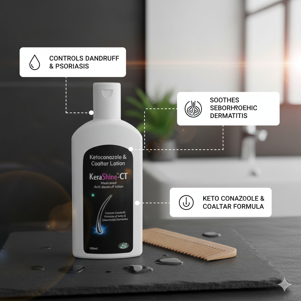 Kerashine-CT Anti-Dandruff Lotion, View Uses, Price, Review - Image 3