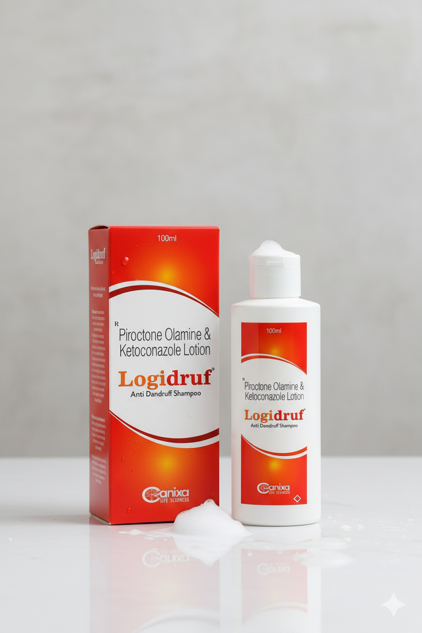 Logidruf Anti Dandruff Shampoo 100ml, View Uses, Price, Review - Image 2