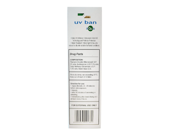UV Ban Sunscreen Lotion, View Uses, Price, Review - Image 3