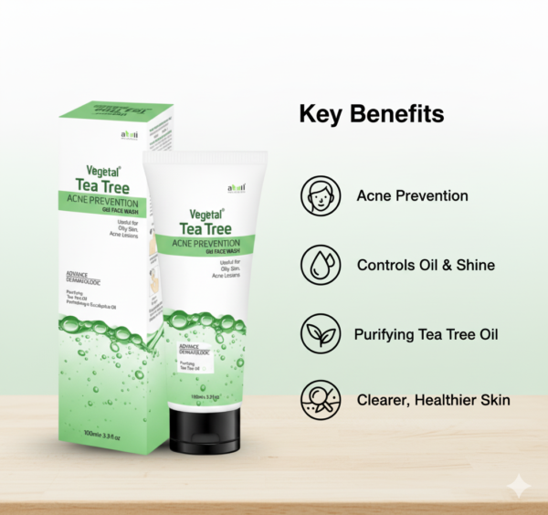 Vegetal Tea Tree Face Wash, View Uses, Price, Review - Image 5