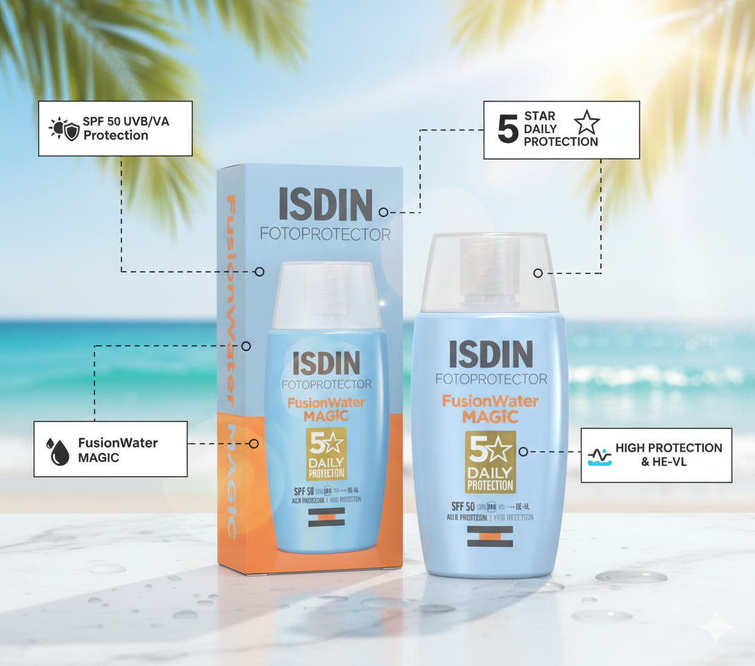 ISDIN Fotoprotector Fusion Water, View Uses, Price, Benefits, Side Effects - Image 2