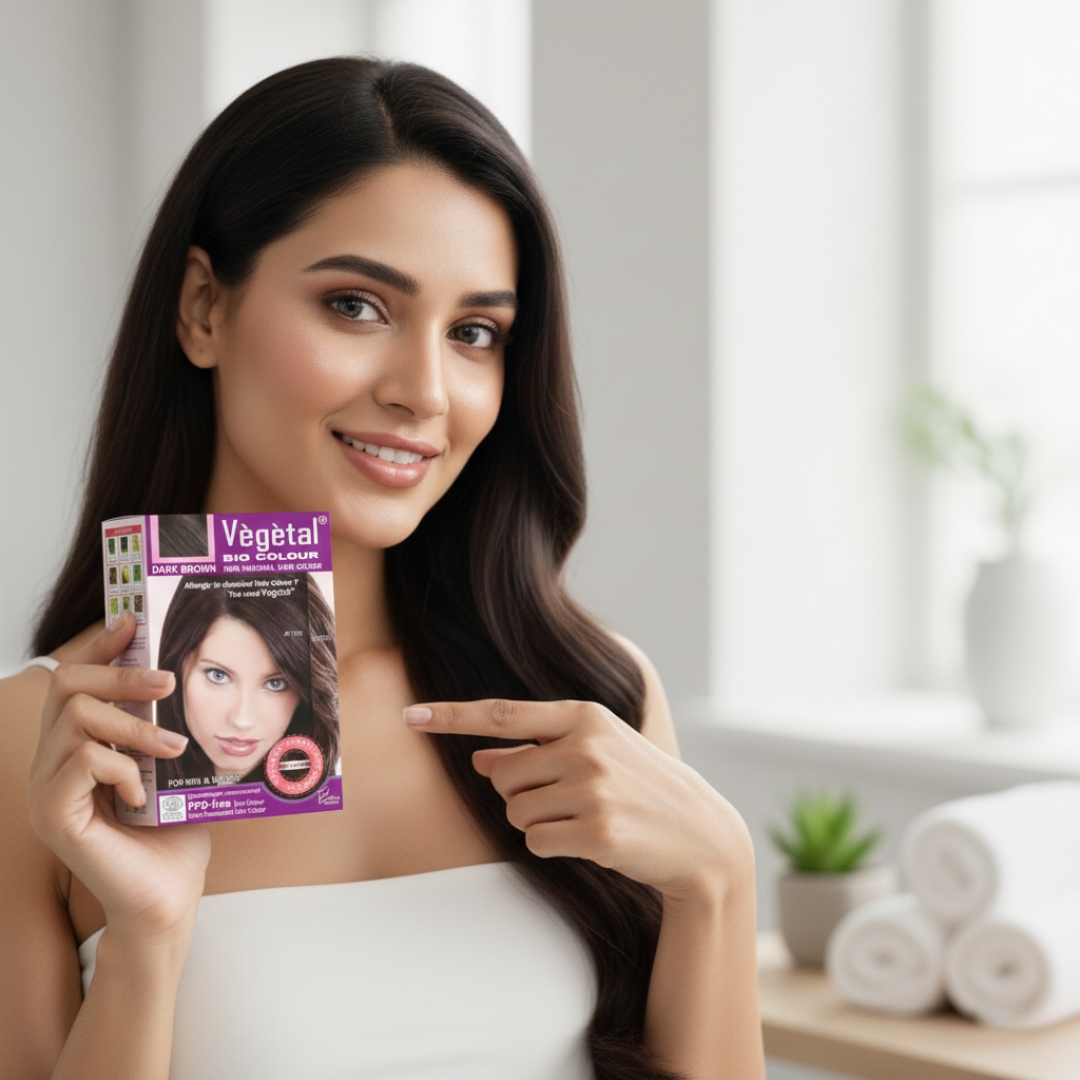 Vegetal Bio Hair Colour Dark Brown Uses