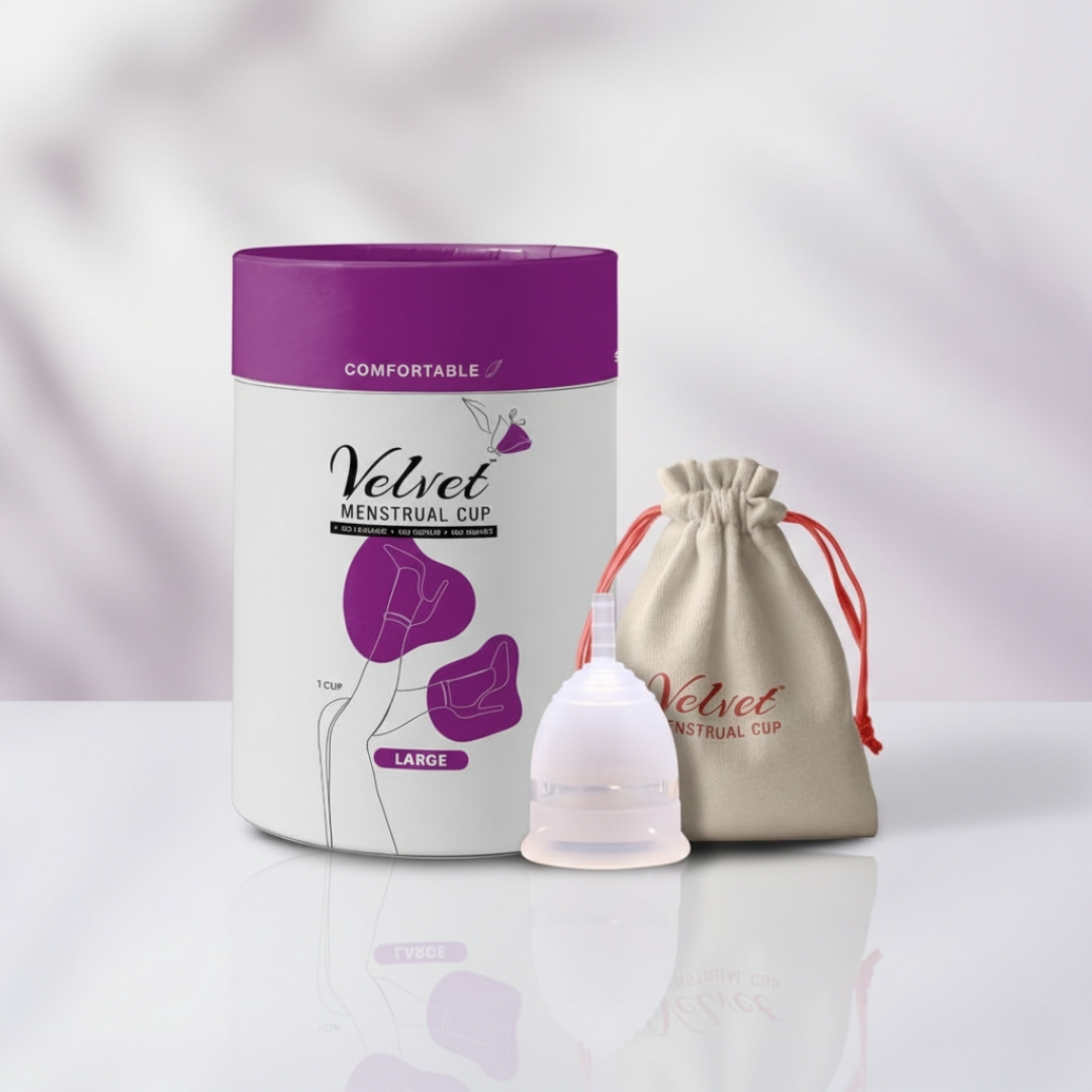 Velvet Menstrual Cup for Women – Large Size