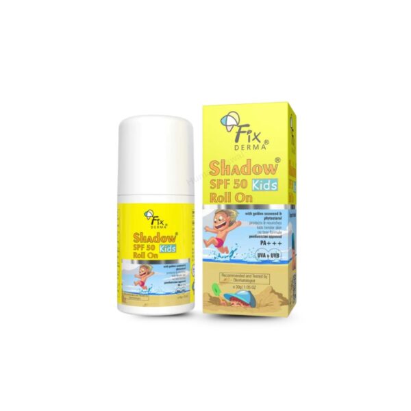 Key Features & Benefits ✅ SPF 50 with PA+++ Shields your child’s skin from harmful UVA and UVB rays, helping prevent sunburn and long-term sun damage with high-performance protection. 🧴 Easy-to-Use Roll-On Applicator Glide-on format ensures hassle-free application with no spills, sticky hands, or wasted product—ideal for school bags and quick touch-ups. 💧 Non-Greasy & Transparent Finish Leaves no white cast or heavy residue. This fast-absorbing formula keeps your child’s skin breathable and fresh, even in humid weather. 🧒 Safe for Sensitive Skin Dermatologically tested and free from parabens, sulfates, phthalates, dyes, and allergens. Designed to minimize the risk of irritation or allergic reactions. 🌊 Water & Sweat Resistant Stays effective through pool time, playground fun, and outdoor sports. Reliable protection that won’t wash away easily.