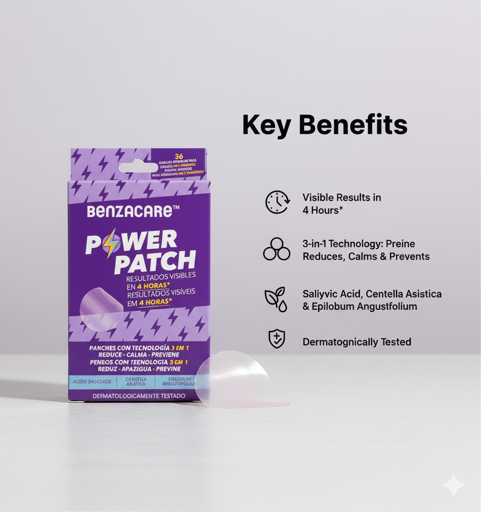 Benzacare Power Patch, View Uses, Price, Benefits, Review - Image 3
