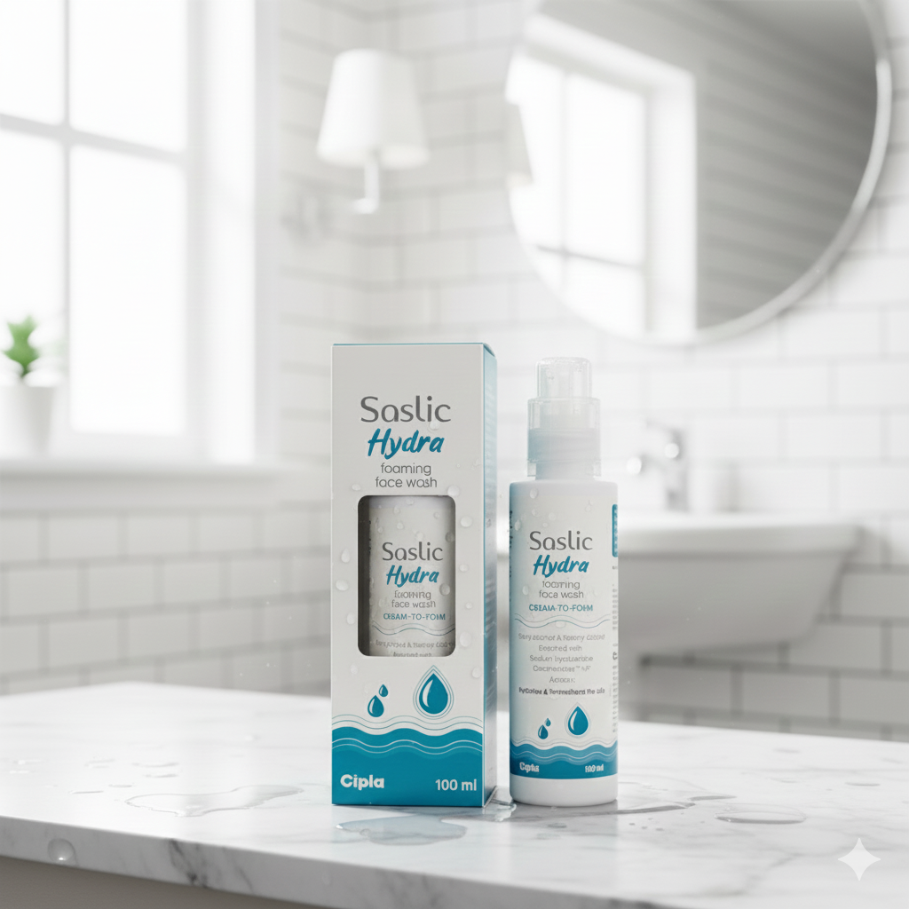 Saslic Foaming Face Wash 100ml, View Uses, Price, Benefits, Side Effects, Review