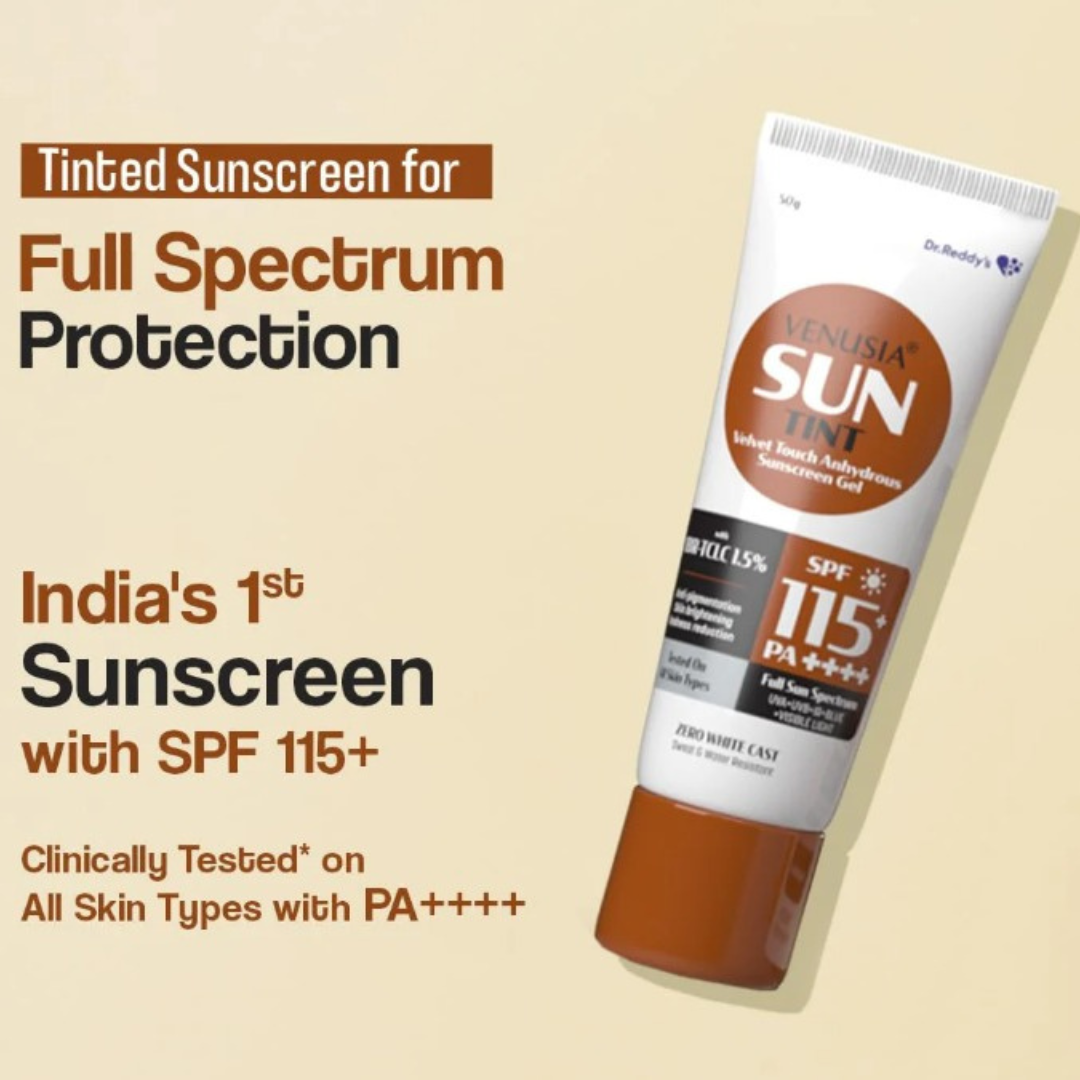Venusia Tinted Sunscreen SPF 115