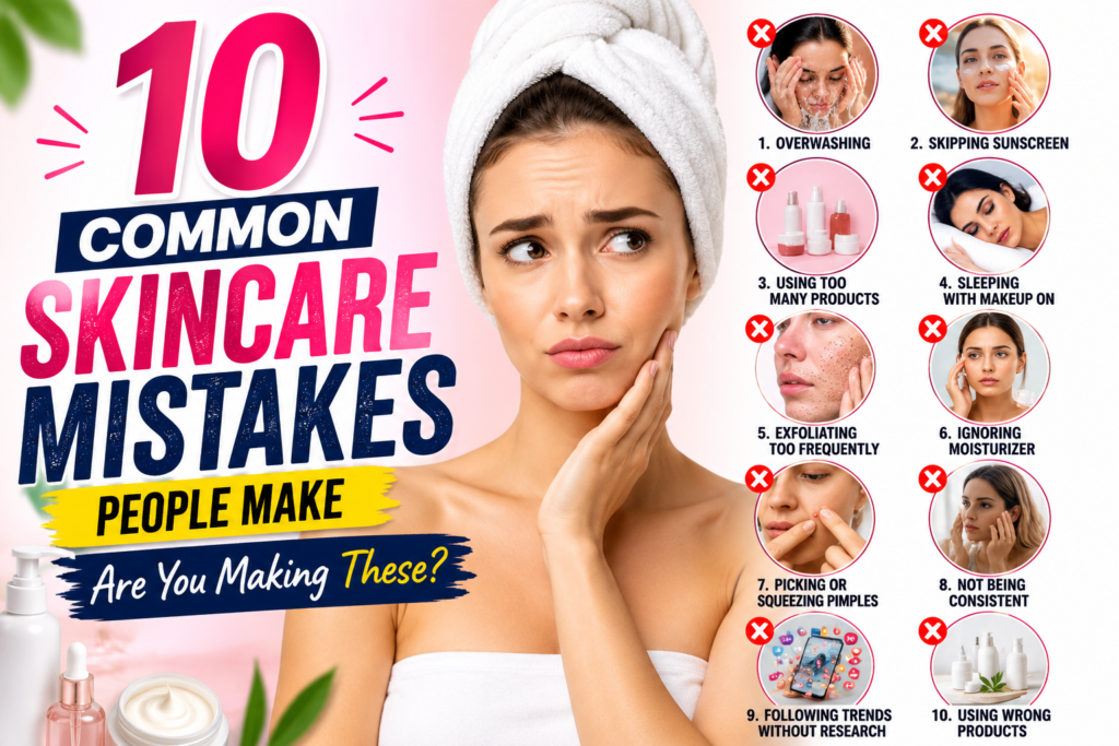 Skincare mistakes everyone should avoid