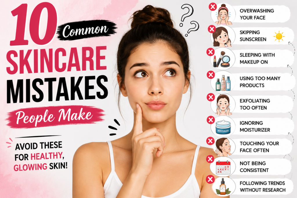 Skincare mistakes to avoid for glowing skin
