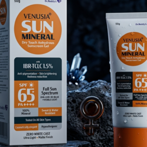 Venusia Sun Mineral Dry Touch Sunscreen Gel SPF 65+ PA++++