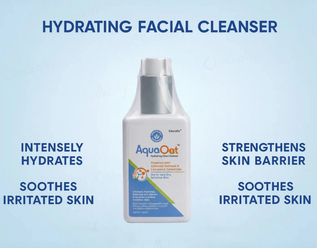 Aqua Oat Hydrating Face Cleanser 100ml - Image 2