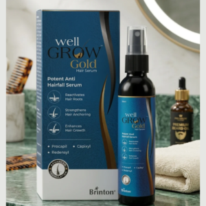 Brinton Well Grow Gold Anti-Hairfall Hair Serum 60ml | Hair Care