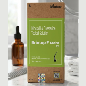 Brintop F Moist 5% Topical Solution 60 ml | Hair Growth Treatment