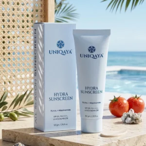 Uniqaya Hydra Sunscreen SPF 60 PA++++ 50gm | Hydrating Sunscreen Gel